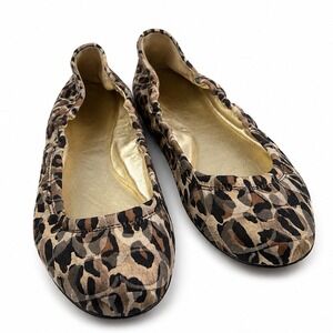 Coach Vintage Y2K Leopard Print Ballet Flats Women's Size 9